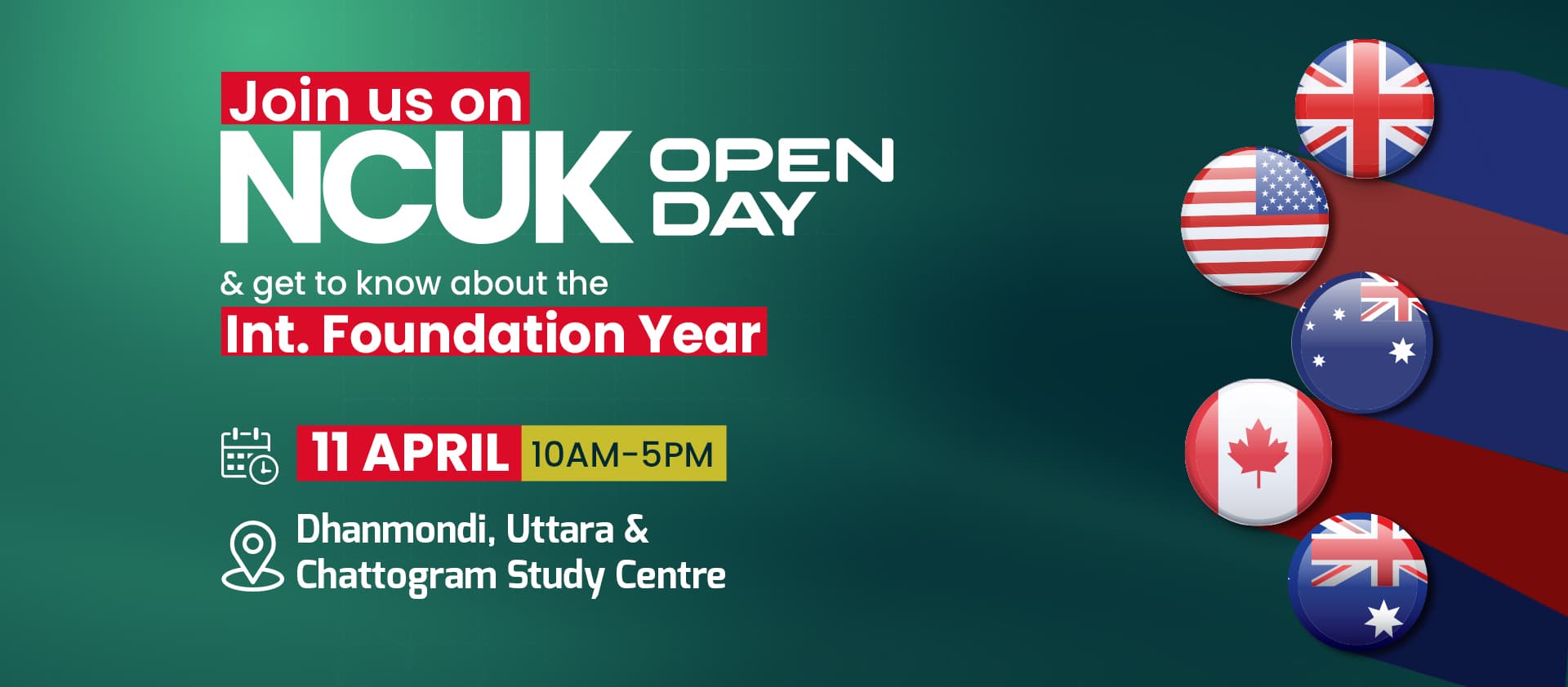 𝐍𝐂𝐔𝐊 𝐎𝐏𝐄𝐍 𝐃𝐀𝐘 is back again with 𝐞𝐱𝐜𝐢𝐭𝐢𝐧𝐠 𝐨𝐩𝐩𝐨𝐫𝐭𝐮𝐧𝐢𝐭𝐢𝐞𝐬!