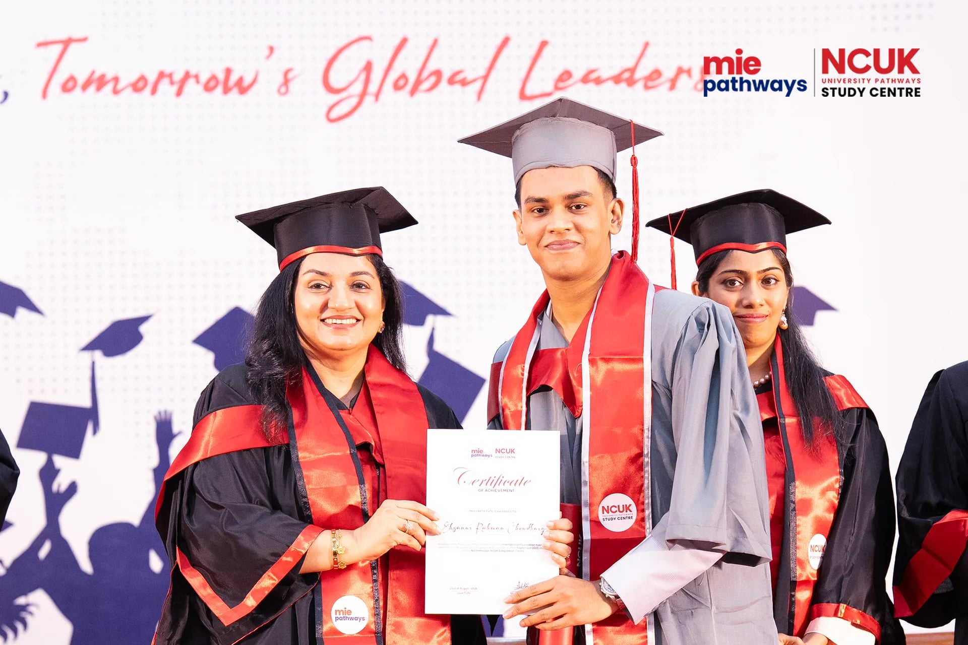 Graduates receiving their certificates at the NCUK Graduation Ceremony 2026 — photo 35