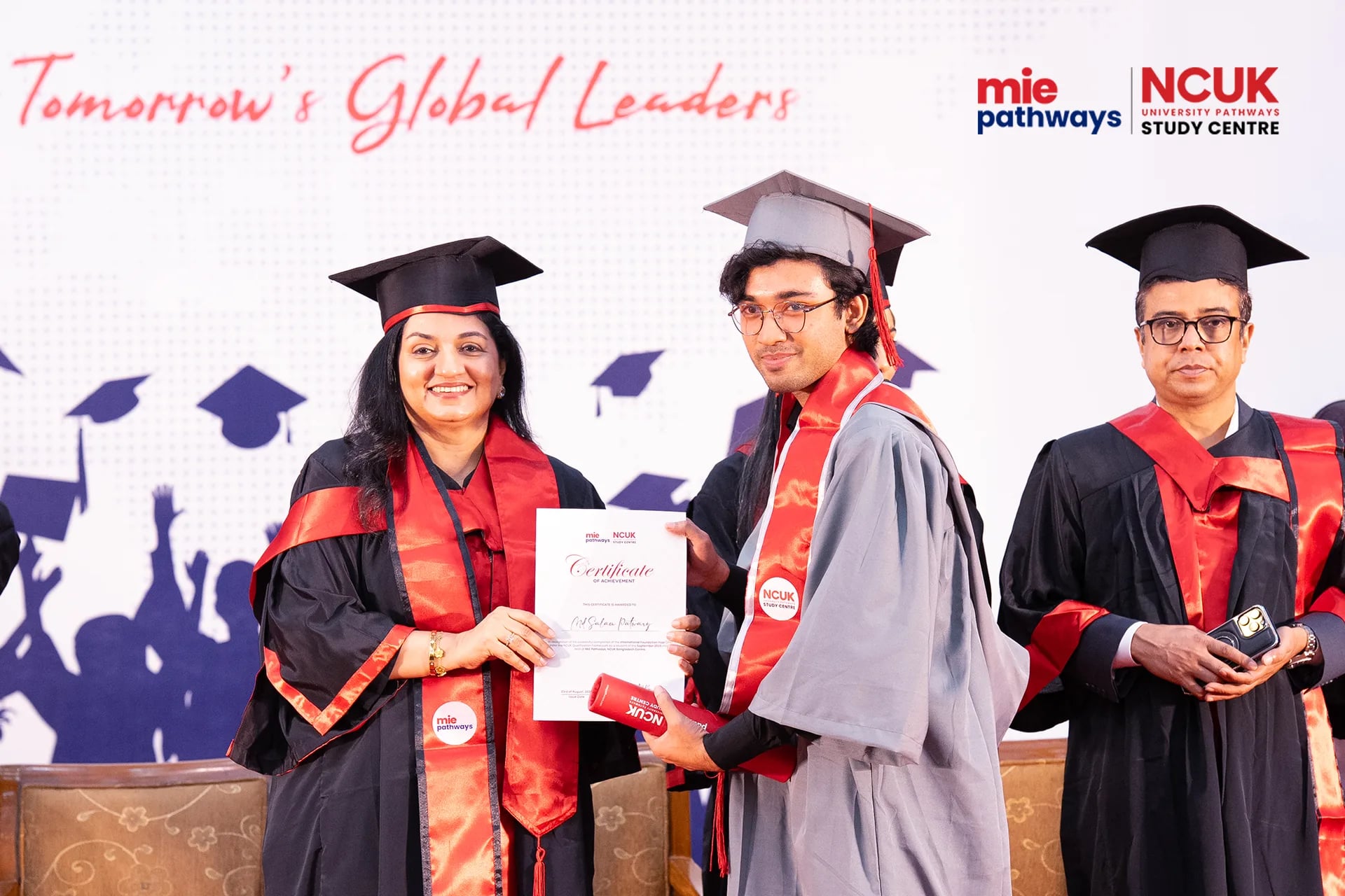 Graduates receiving their certificates at the NCUK Graduation Ceremony 2026 — photo 38