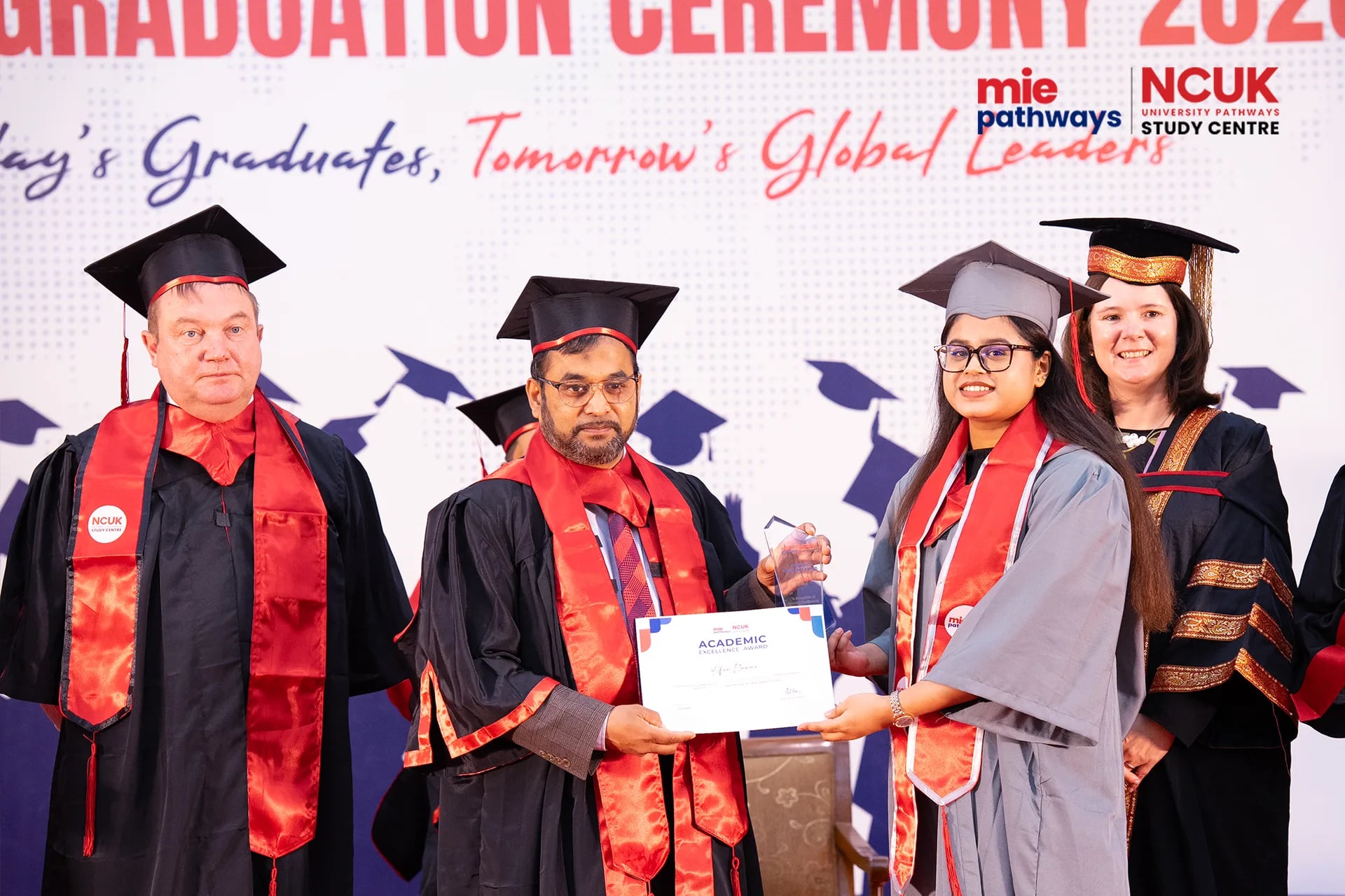 Certificate For Academic Excellence at the NCUK Graduation Ceremony 2026 — photo 4