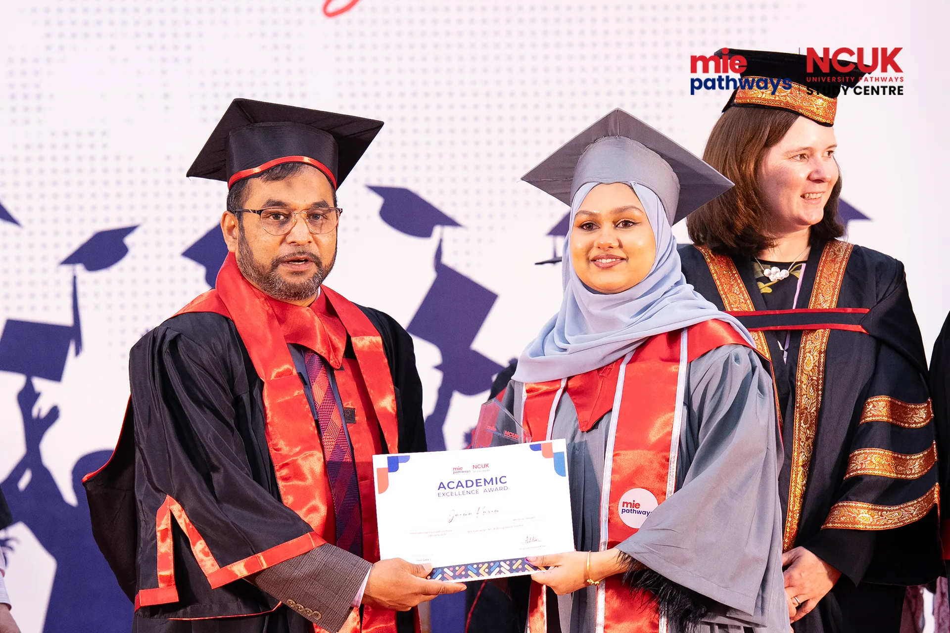 Certificate For Academic Excellence at the NCUK Graduation Ceremony 2026 — photo 8