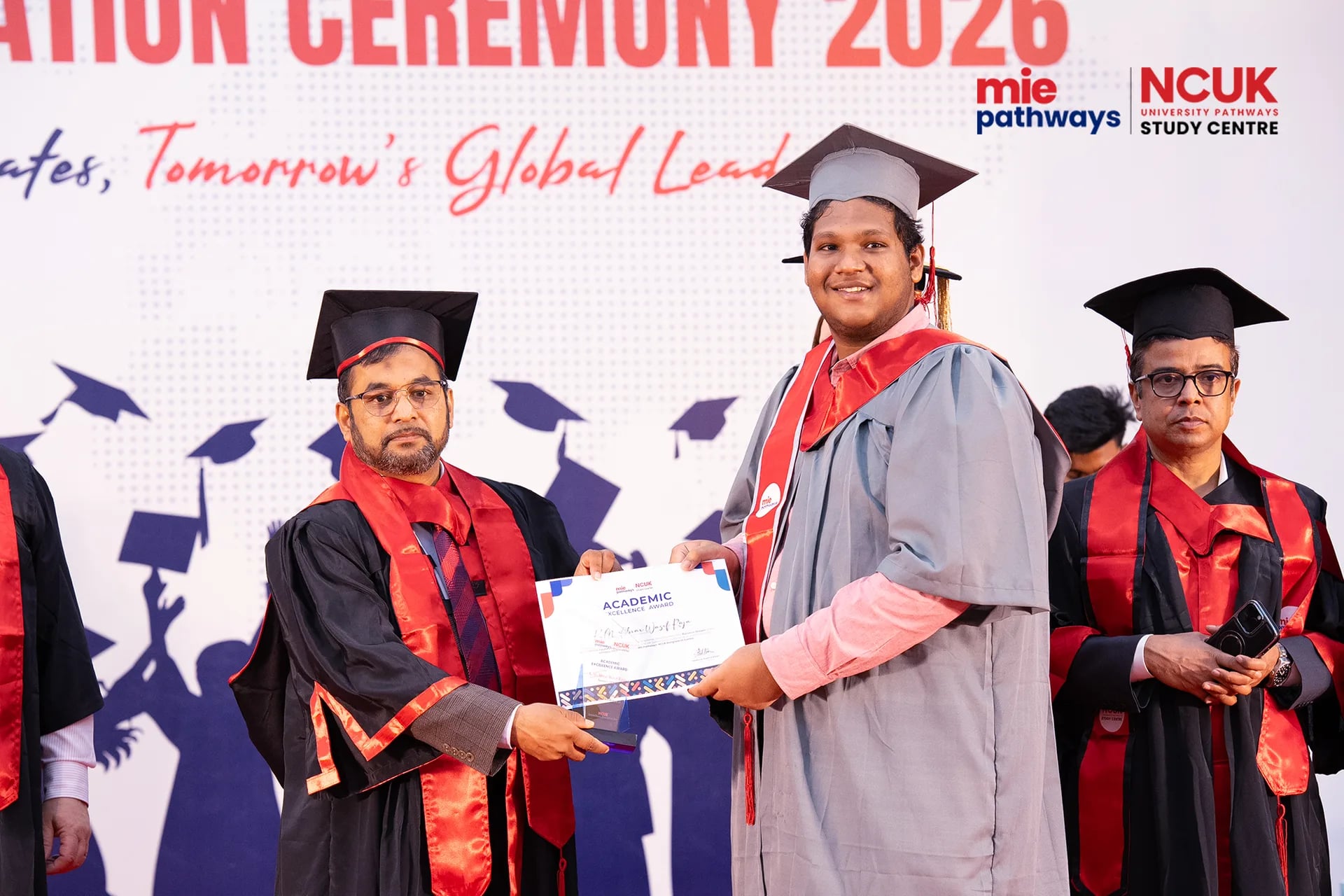 Certificate For Academic Excellence at the NCUK Graduation Ceremony 2026 — photo 9