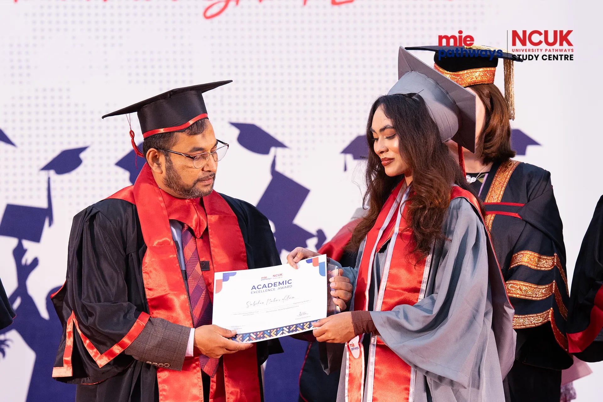 Certificate For Academic Excellence at the NCUK Graduation Ceremony 2026 — photo 10