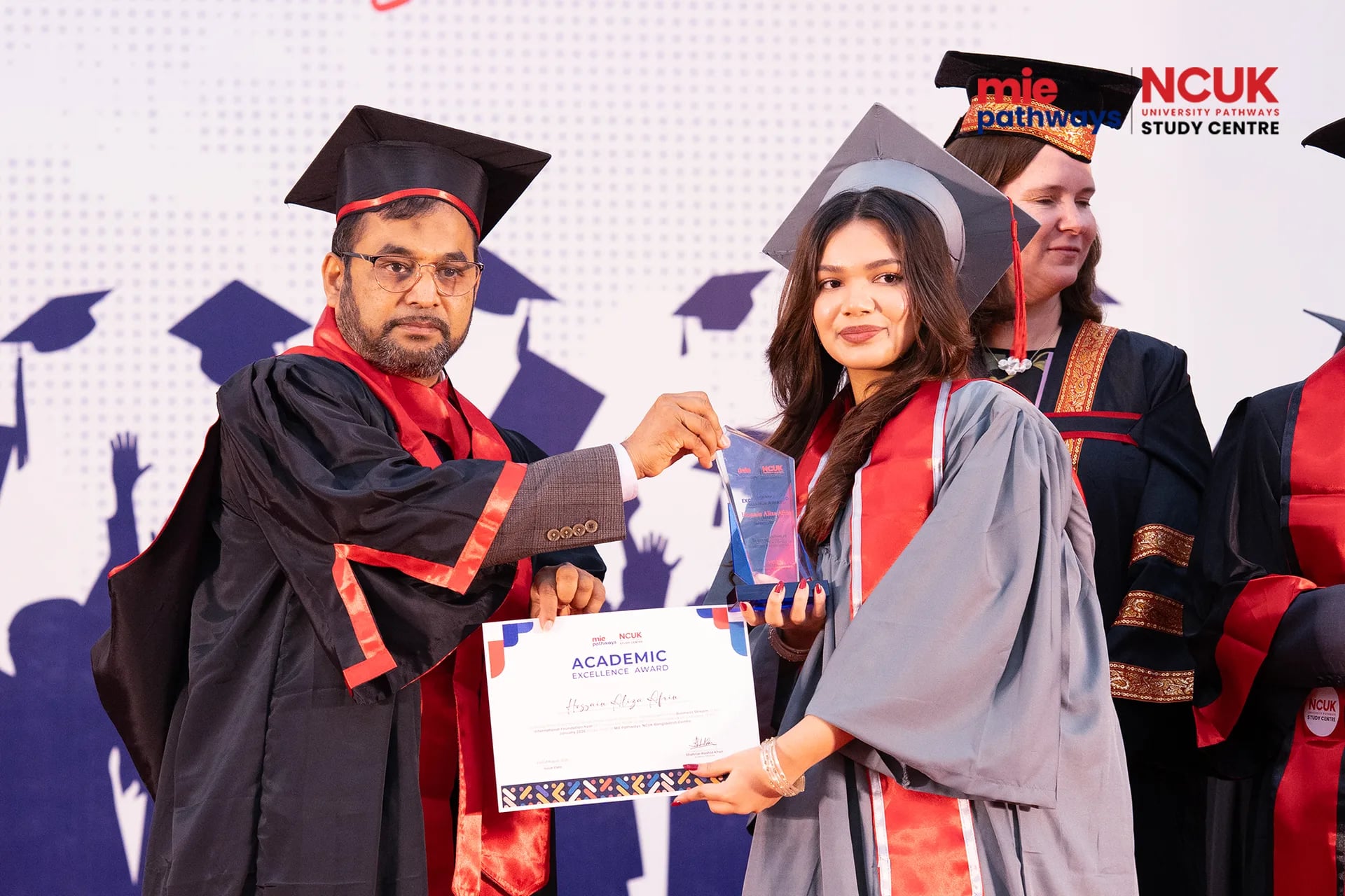 Certificate For Academic Excellence at the NCUK Graduation Ceremony 2026 — photo 11