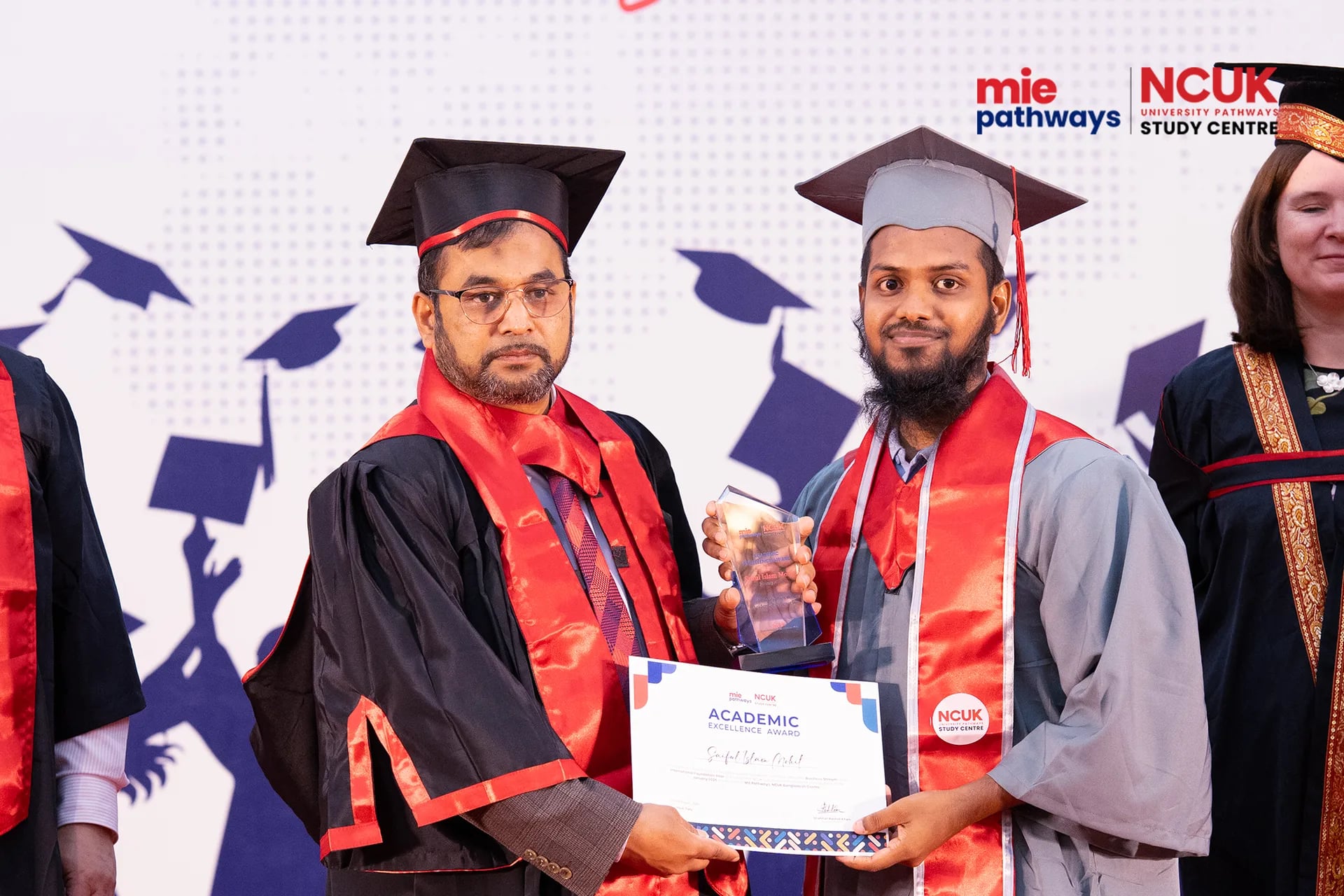 Certificate For Academic Excellence at the NCUK Graduation Ceremony 2026 — photo 13